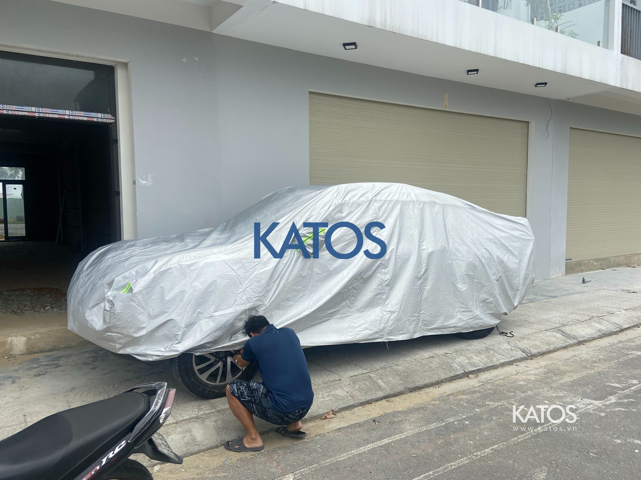bạt phủ &ocirc; t&ocirc; 3 lớp đ&agrave; nẵng Katos tr2